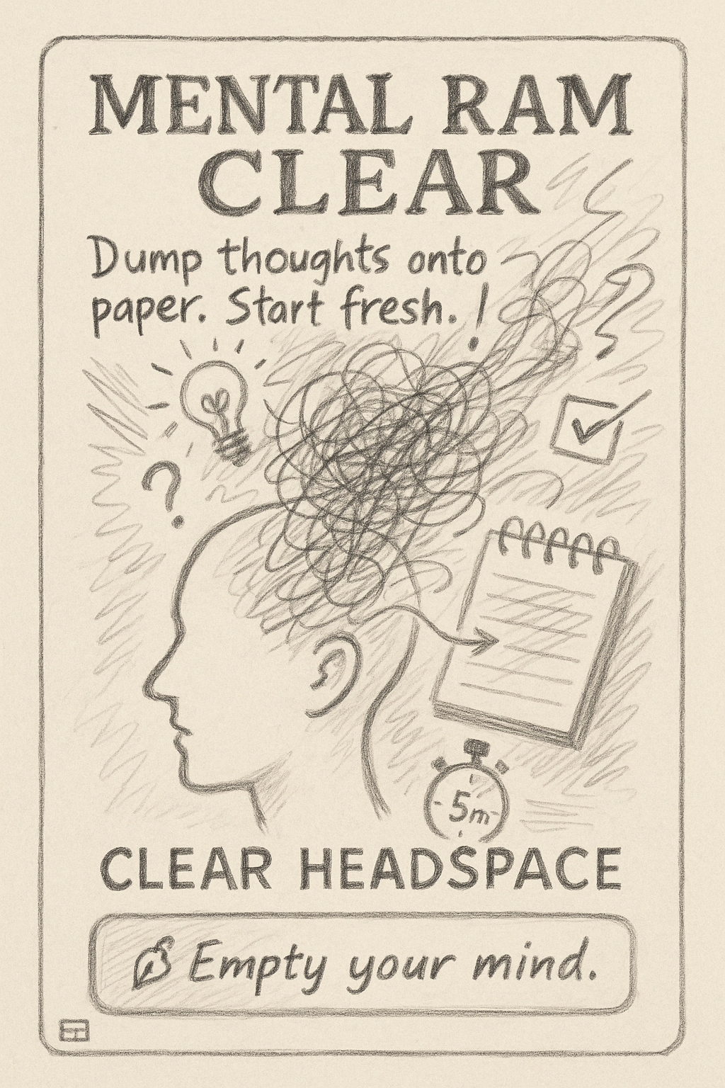 Brain Dump Before Work Image