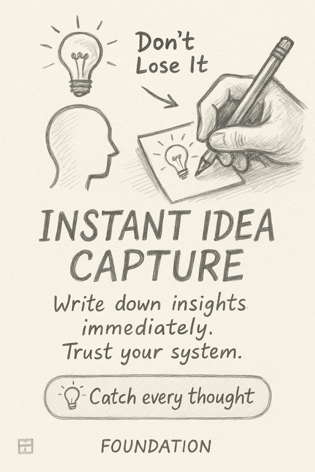 Capture Ideas Immediately Image