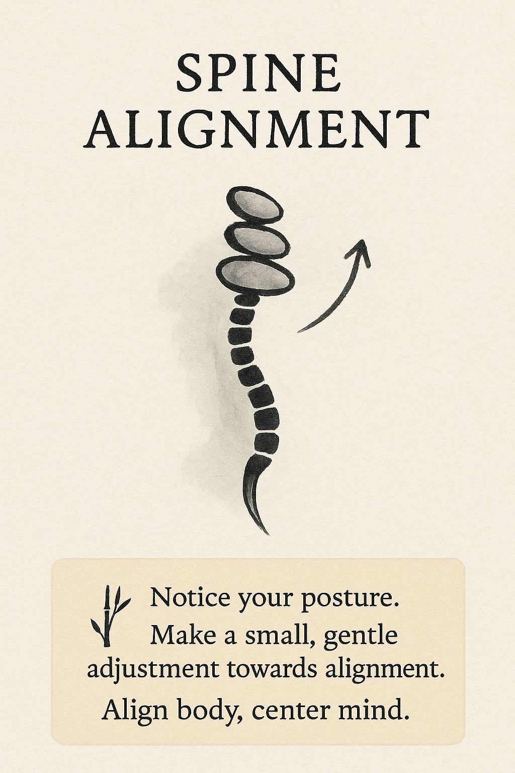 Check Posture, Adjust Gently Image
