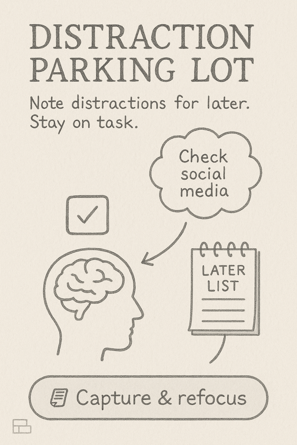 Create Distraction To-Do List Image