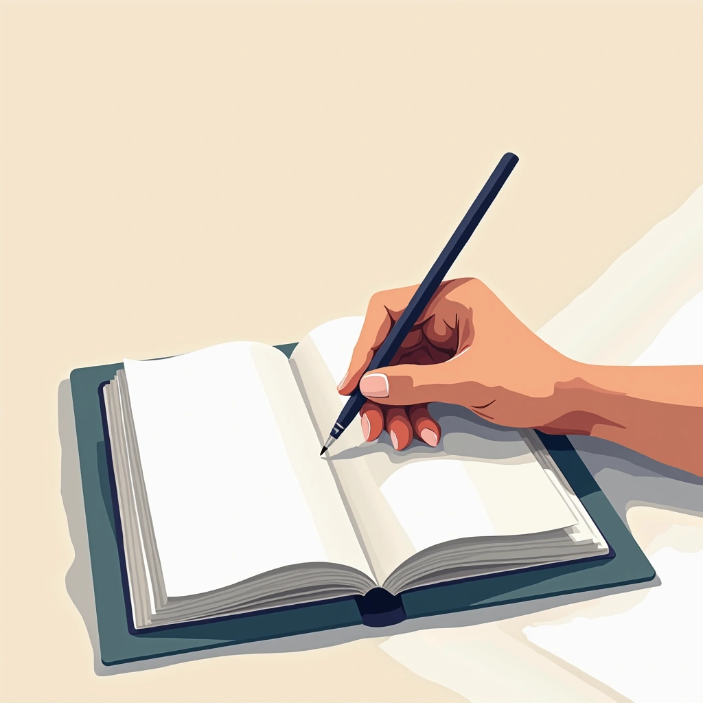 Present-Focused Writing Image