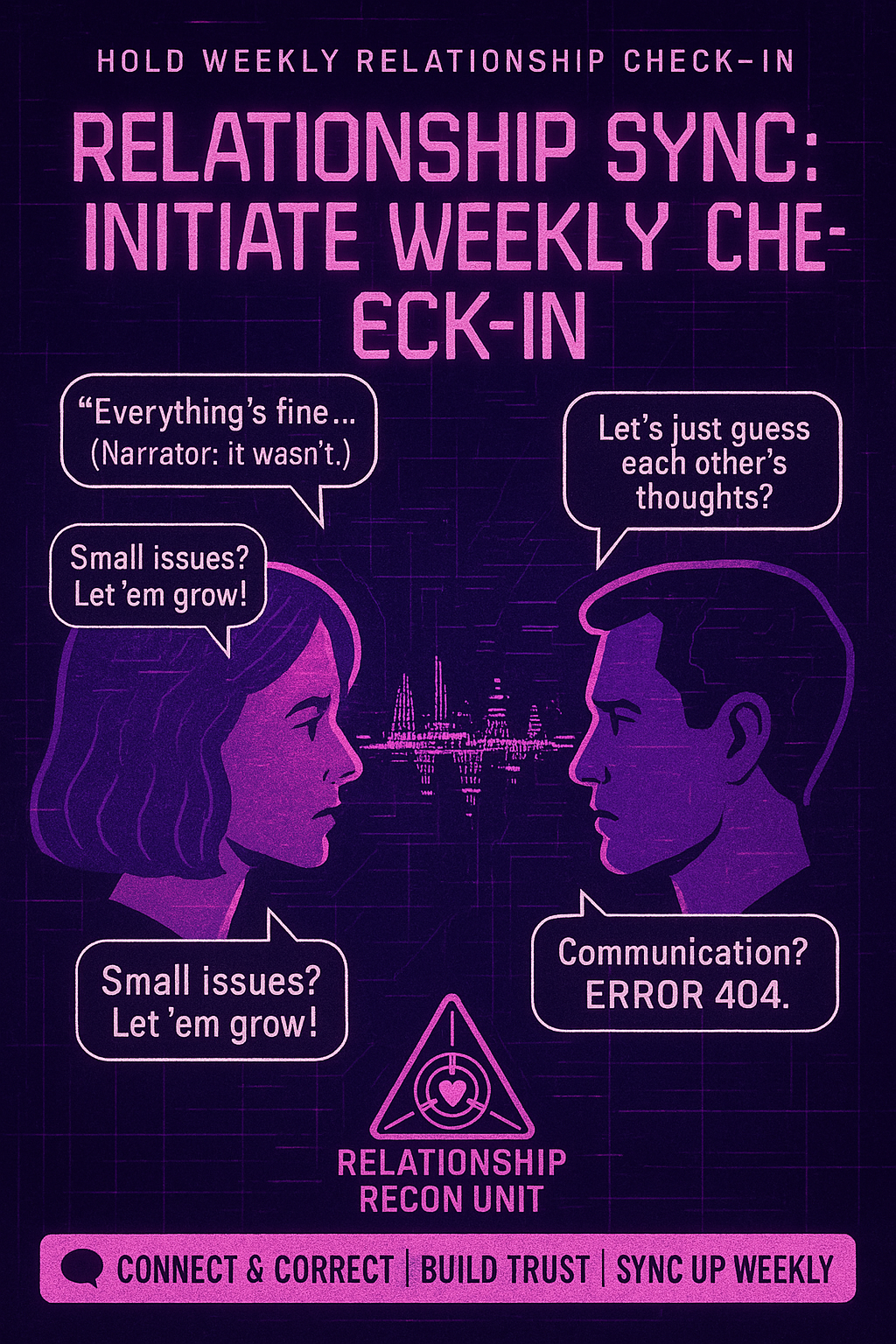 Hold Weekly Relationship Check-in Image