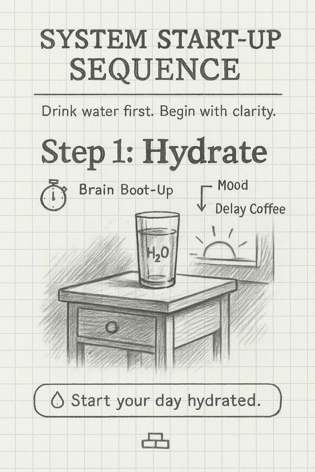Hydrate First Thing Morning Image