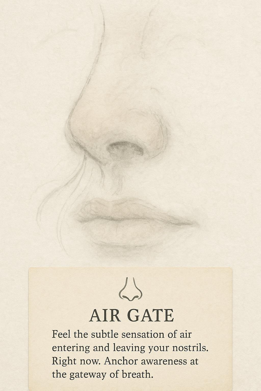 Notice Breath In Nose Image