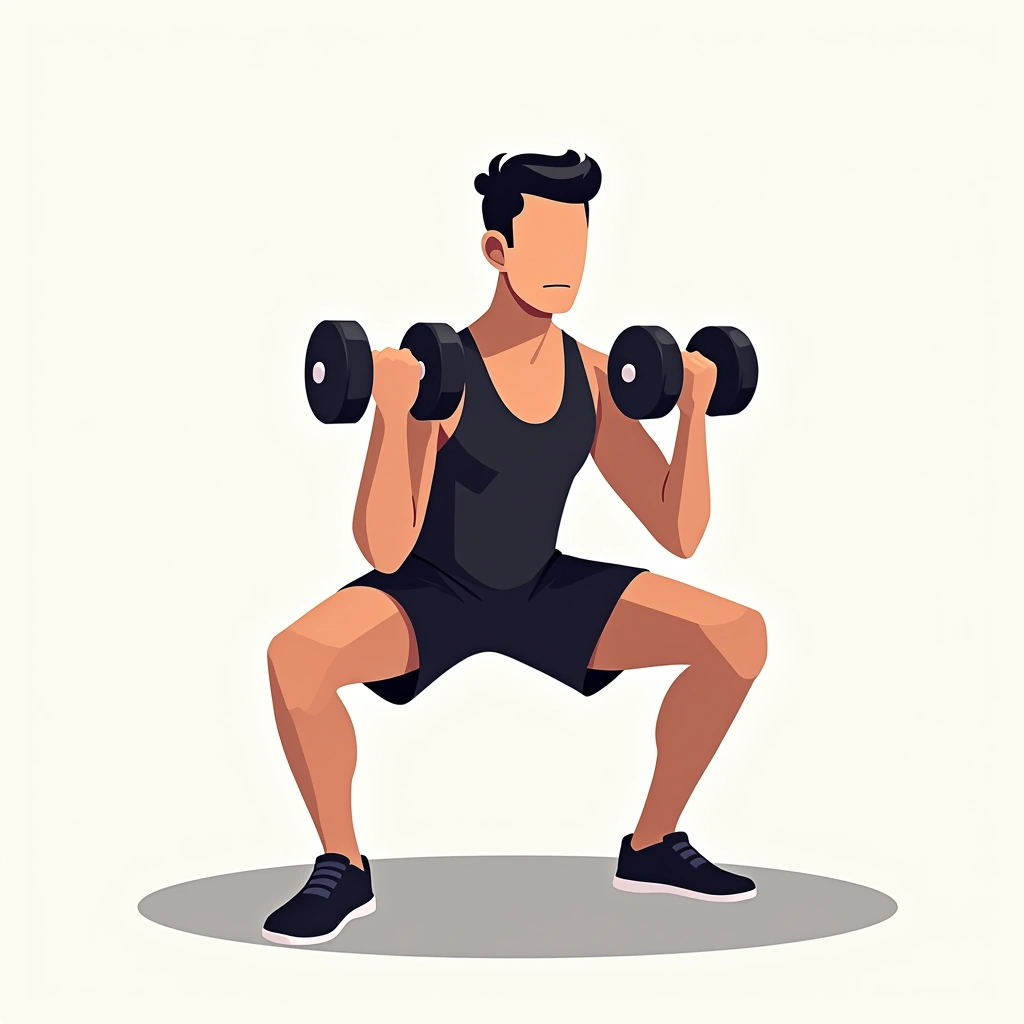 Master Dumbbell Squats Image