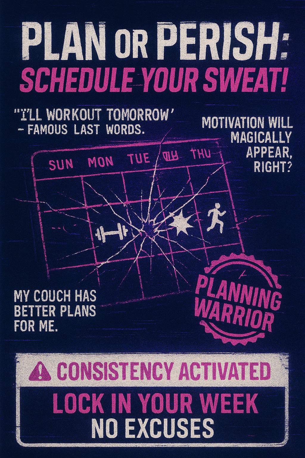 Plan Weekly Workouts Every Sunday Image