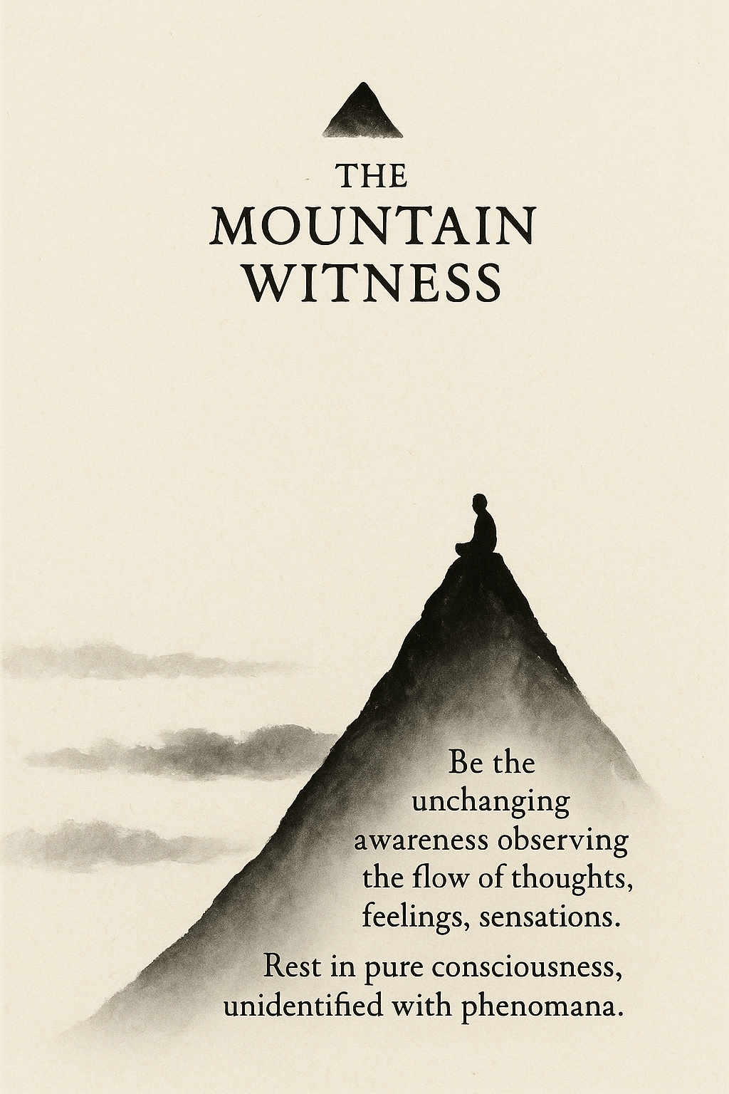 Practice Detached Observation Intensely Image