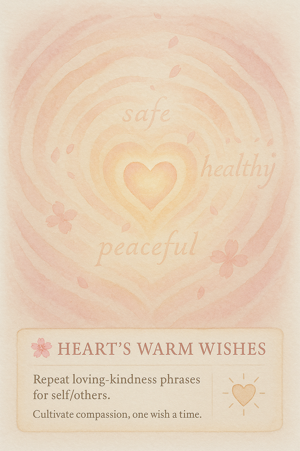 Practice 'Loving-Kindness' Phrase Set Image