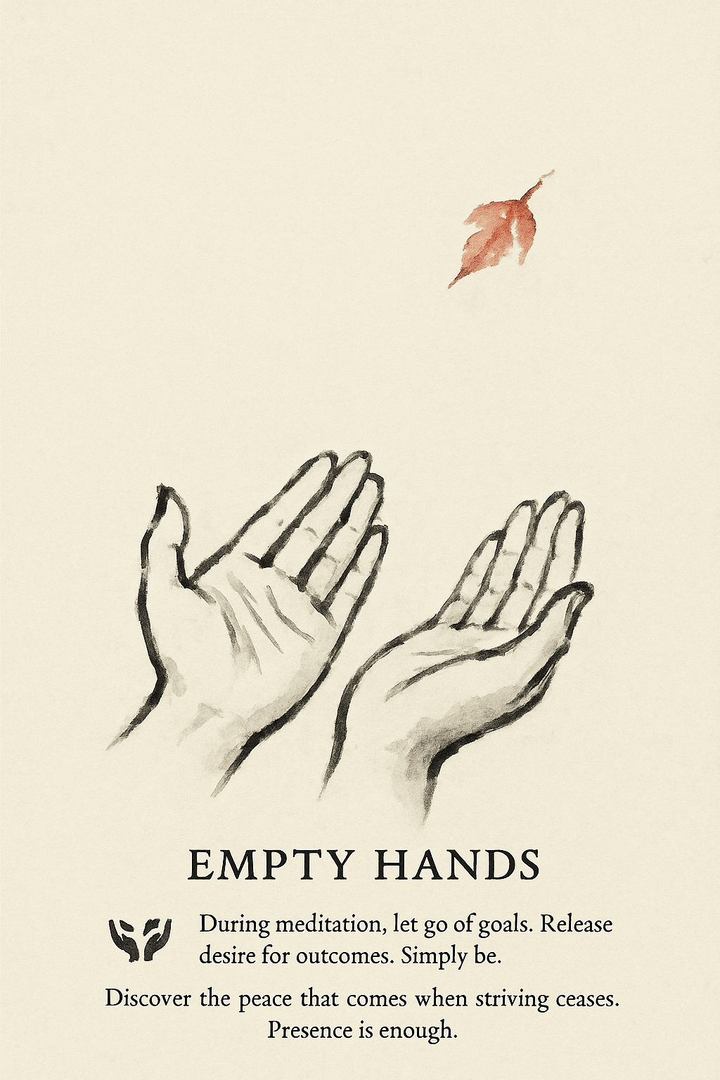 Practice Non-Striving During Meditation Image