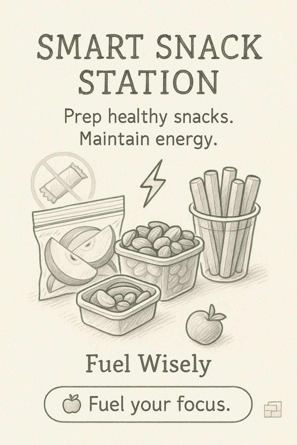 Prepare Healthy Snacks Image