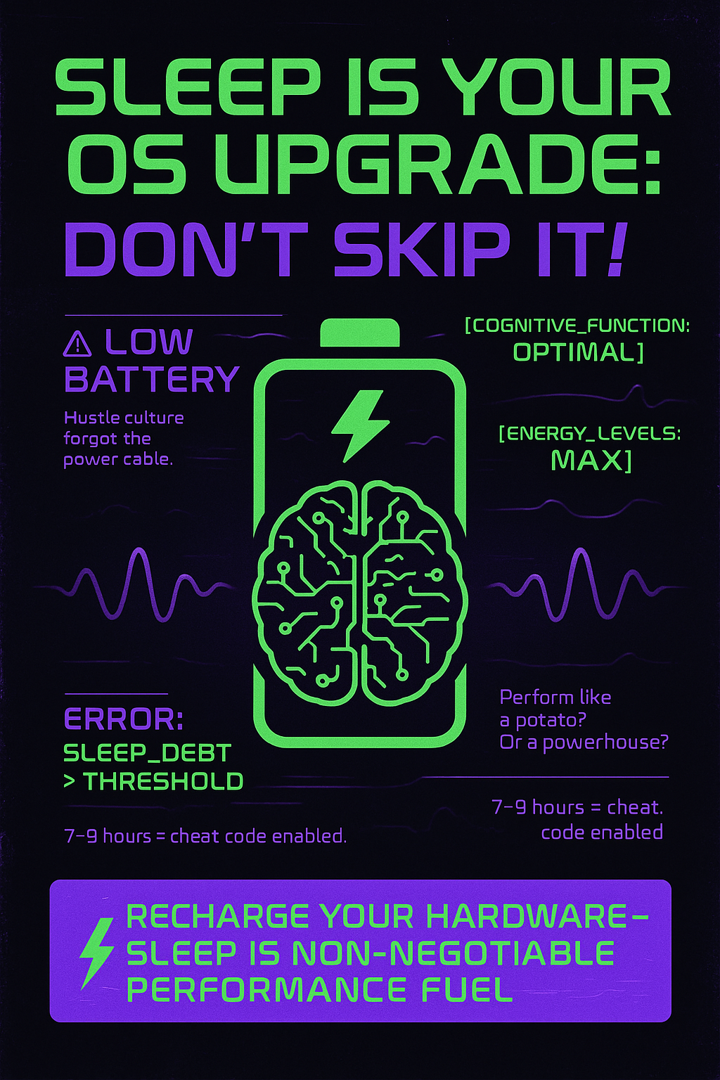 Prioritize Sleep for Peak Performance Image