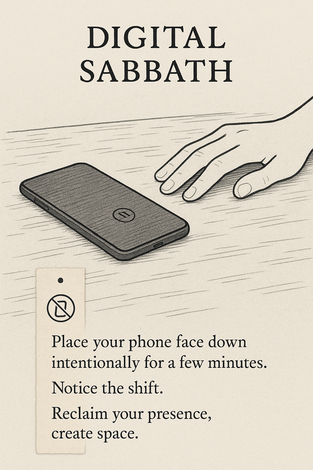 Put Phone Down Intentionally Image