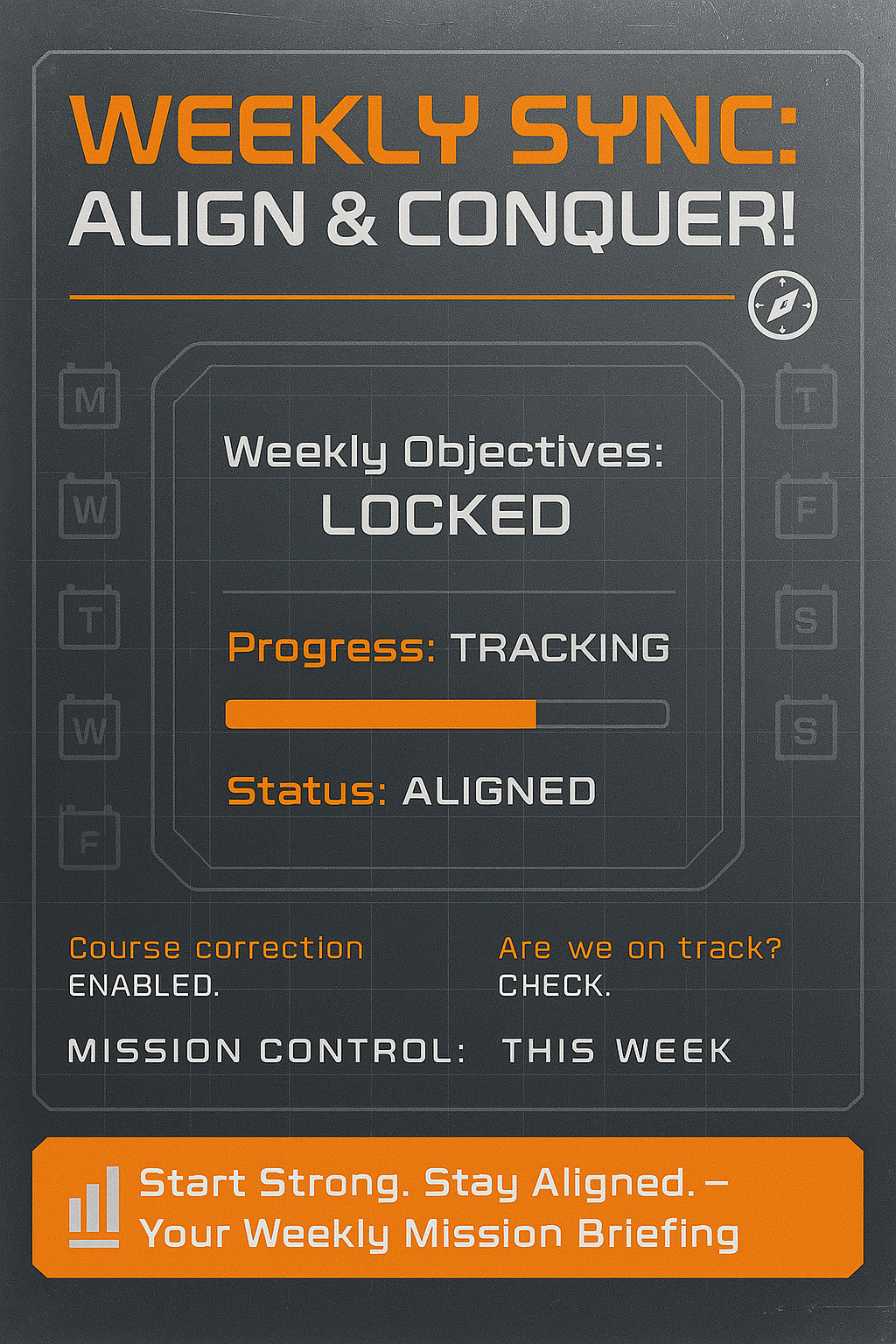 Review Weekly Goals Every Monday Image