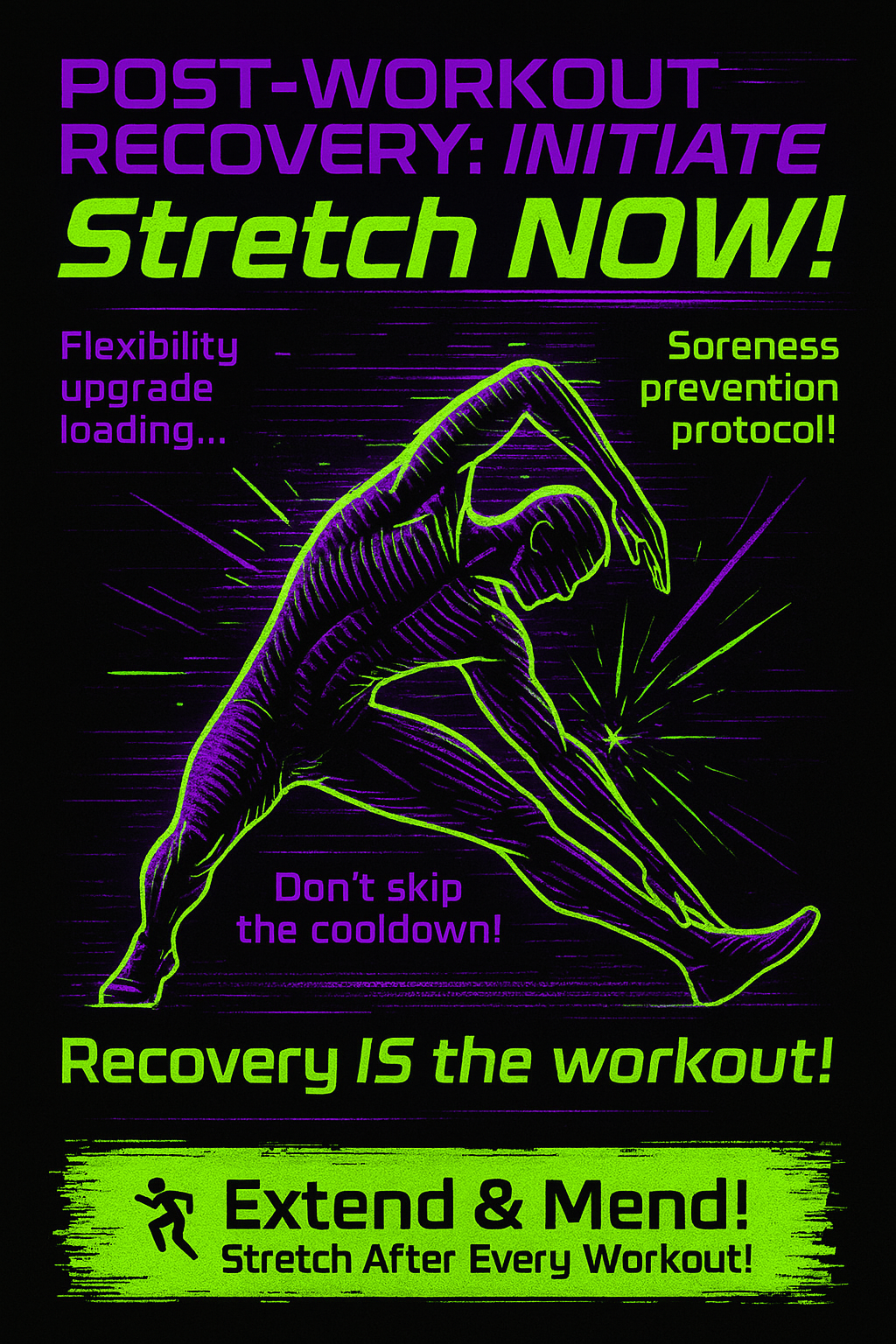 Stretch Major Muscles Post-Workout Image