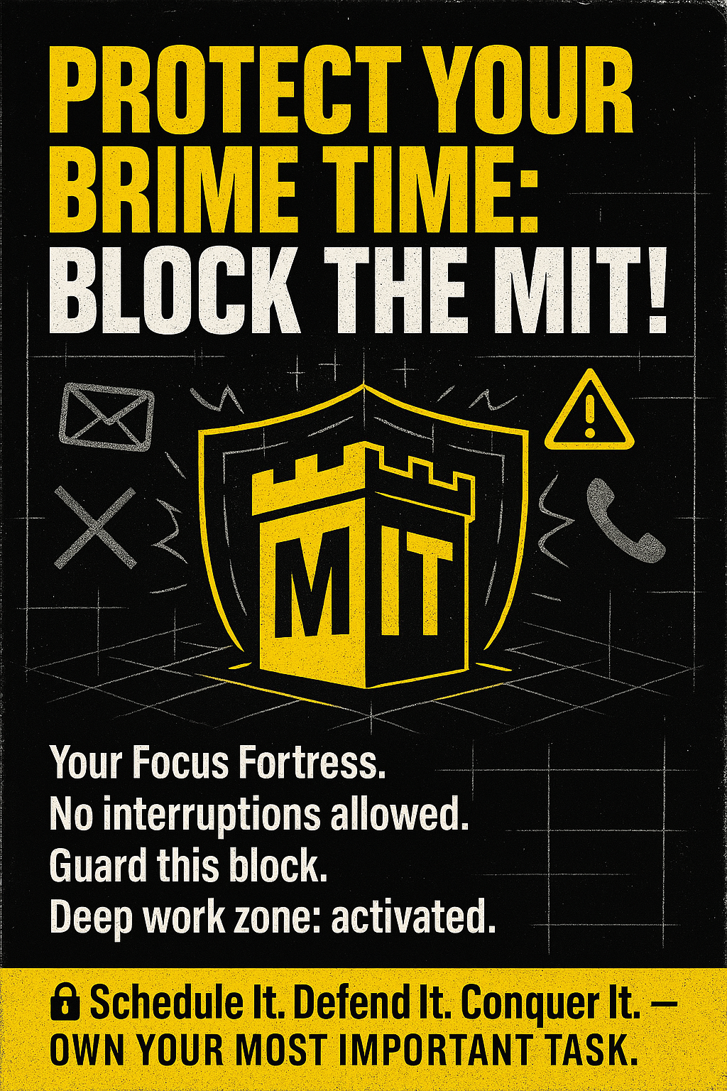 Time Block Your MIT First Image
