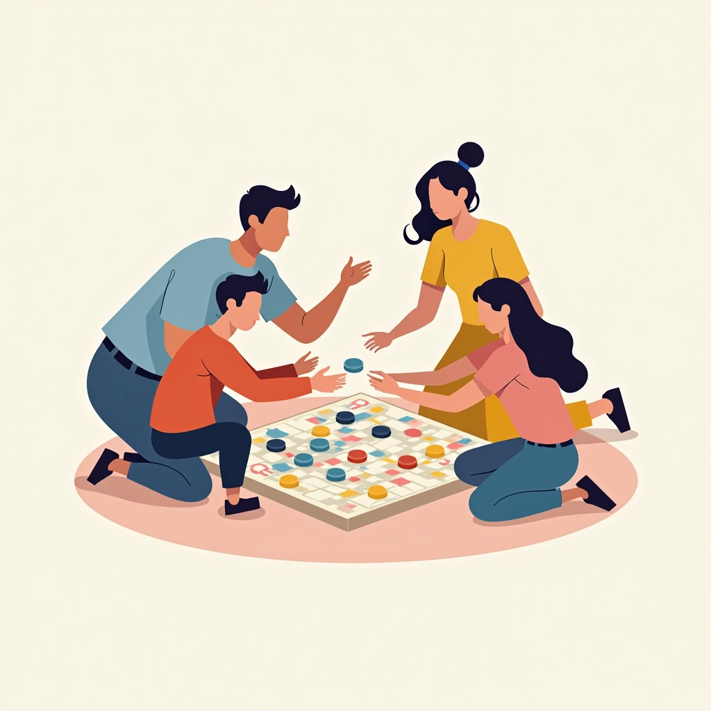 Post-Dinner Family Time Image