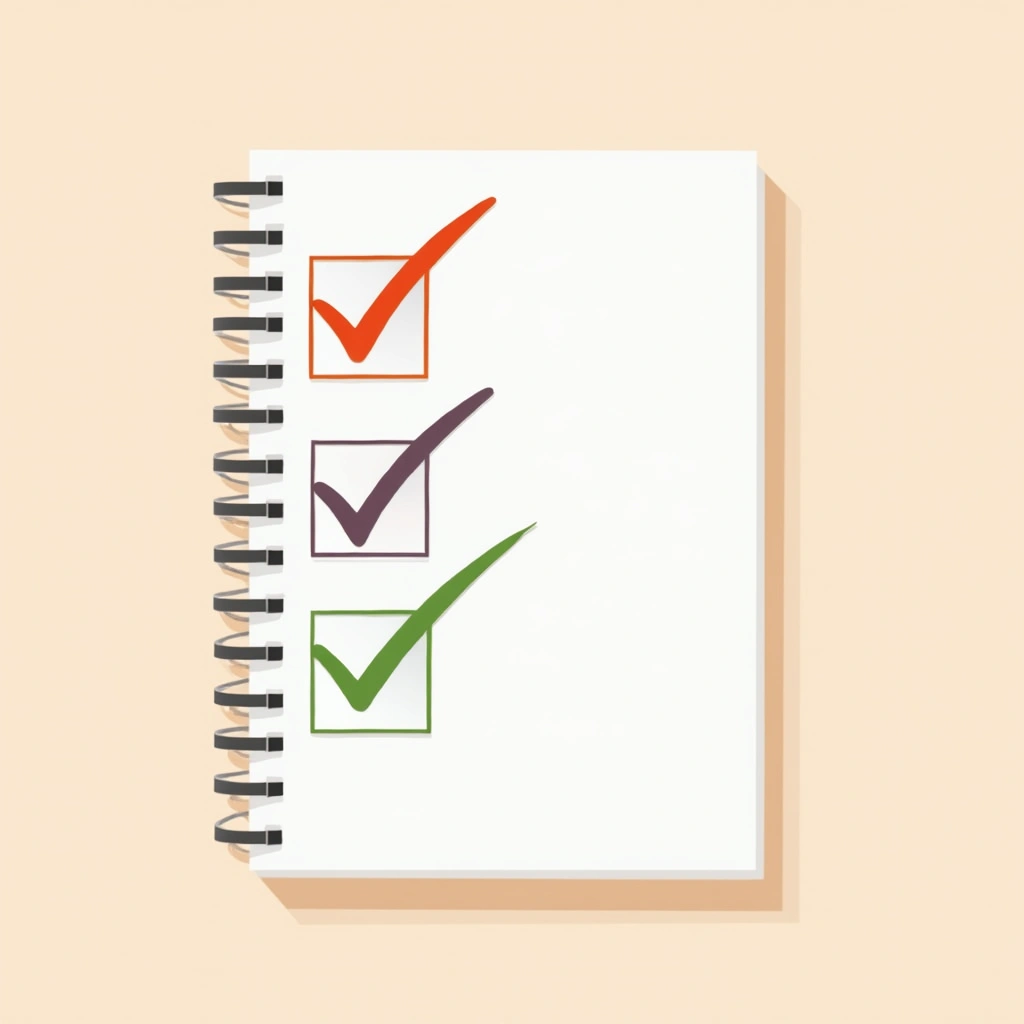 Spiral notebook organization Image