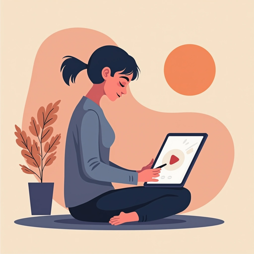 Guided meditation with children Image